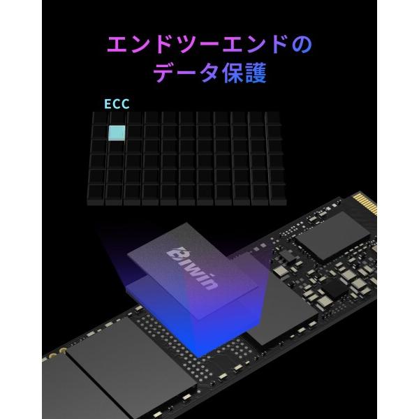 Biwin NV7400 1TB SSD NVMe2.0 M.2 Type 2280 PCIe Gen4×4 最大読込