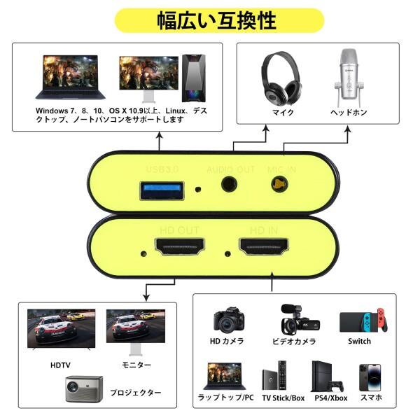 HDMI ビデオキャプチャー ボード Switch対応 USB3.0 & YUY2 HDMI ビデオキャプチャー ボード Switch対応 USB3.0 & YUY2
