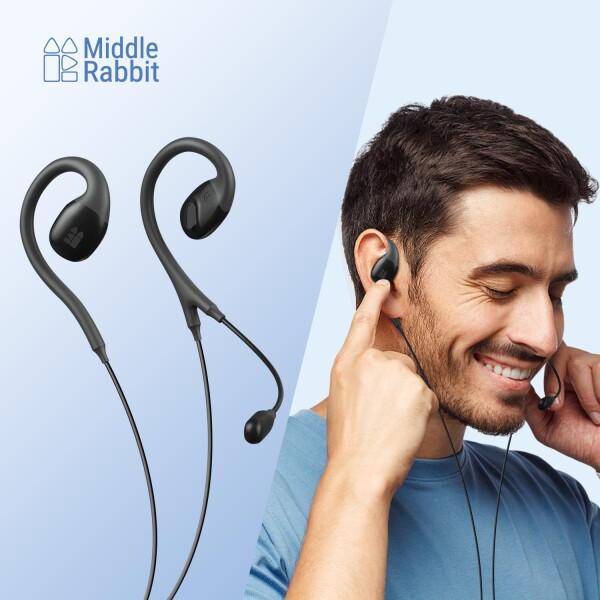 Middle Rabbit S6 有線イヤホンオープンイヤー ヘッドセット開放
