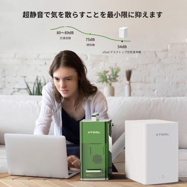 xTool F1&F1 Lite レーザー彫刻機専用煙清浄機 空気清浄機 適格