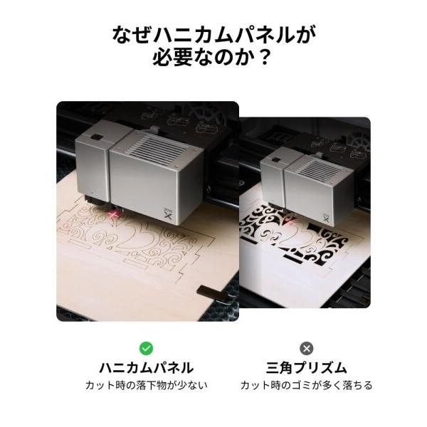 XTOOL M1 専用ライザーベース ハニカムパネル付き xTool M1専用多機能ライザー ハニカムパネル付き