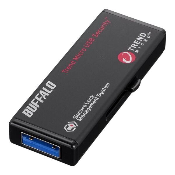 BUFFALO 暗号化機能 管理ツール USB3.0 セキュリティーUSBメモリー ウイルスチェック 32GB RUF3-HS32GTV
