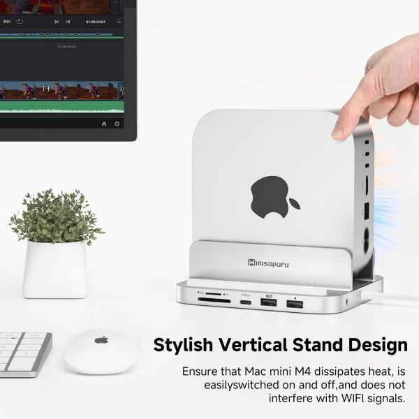 Minisopuru iExpandMate MINI218B PRO Mac Mini M4 ドック