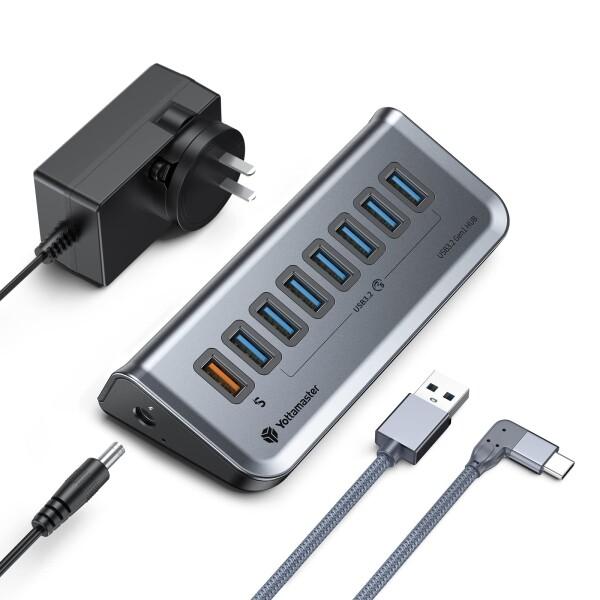 Yottamaster USBハブ 電源付き 5Gbps高速データ転送 USB ハブ 8