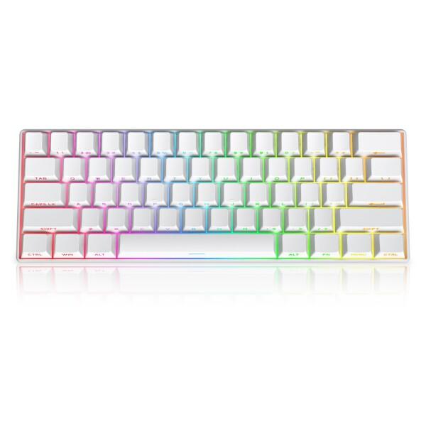 130 キー サイドプリント PBT 白いキーキャップ 75 パーセント、Cherry