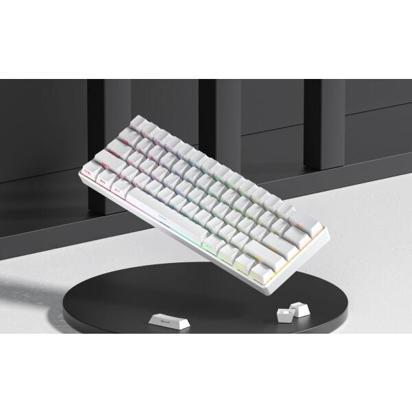 130 キー サイドプリント PBT 白いキーキャップ 75 パーセント、Cherry