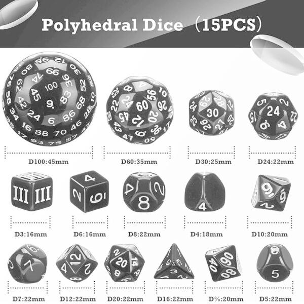 ダイス サイコロ セット 100面ダイス dice 多面体 ダイスセット