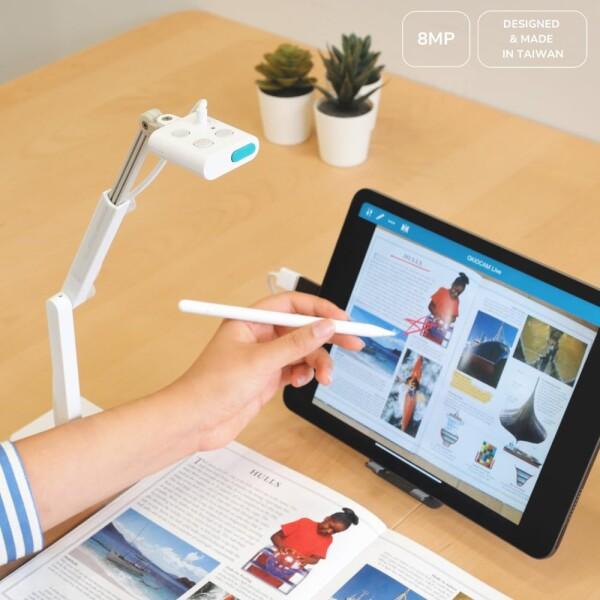 OKIOCAM S2-4K 書画カメラ/WEBカメラ/実物投影機 UHD 800万画素 10cm近接撮影 PC Mac iPad (USB-Cモデルのみ)_3