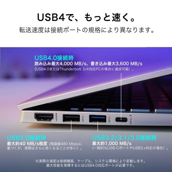 Addlink P30 Magsafe 外付け 2TB USB4 読出最大4000MB/秒 USB-C 防滴防塵 マグネットスナップ Iphone-ProRes対応の画像