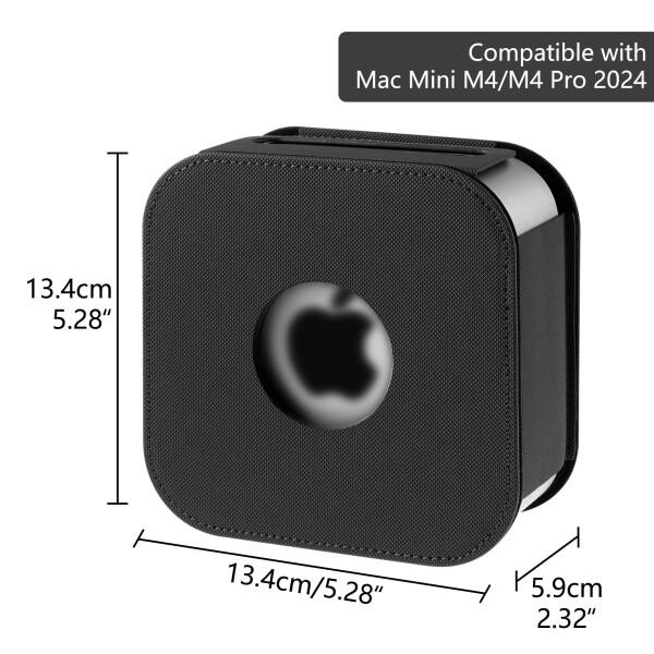 M4 Mac mini 24メモリ 512GB ＋保護ケース Mac mini 2024専用セキュリティーマウント [NB-MACM24-TVMO-SE]｜Mac