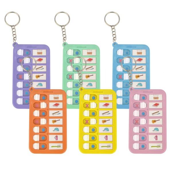 (CHANGJIQ) 忘れ物チェッカー 6色 やる事リスト チェックリスト 持ち物チェッカー 準備OK 時間管理 T の商品画像