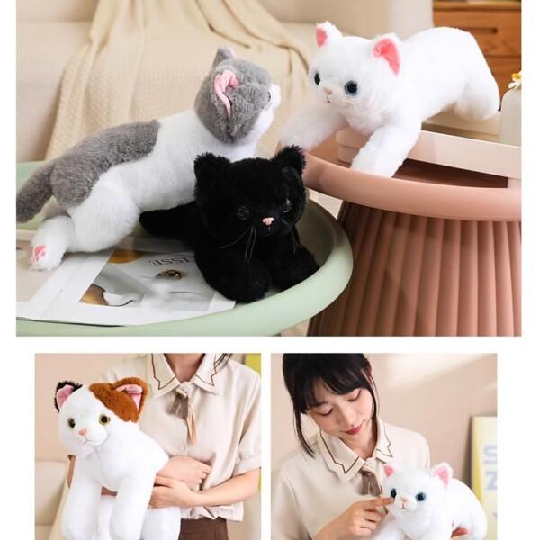 プレゼント 茶トラ 三毛猫 白猫 黒猫 寝具 おもちゃ ぬいぐるみ 猫