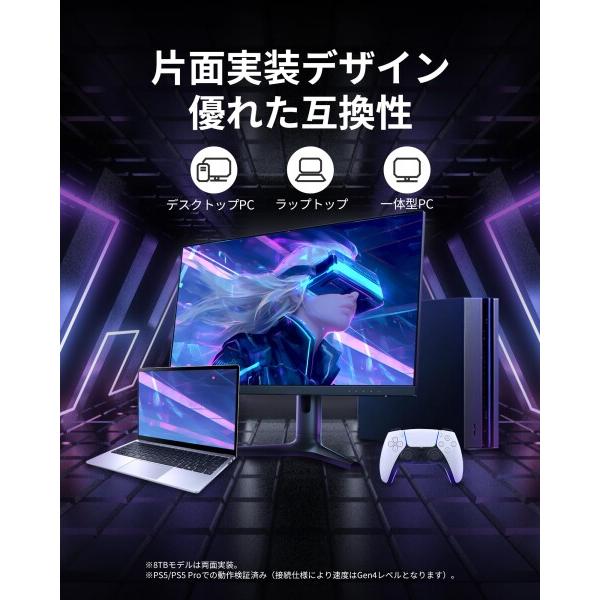 Acer Predator GM9000 1TB SSD Gen5×4 超高速(最大読み取り：14000MB/s