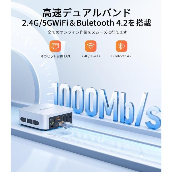 ミニpc インテル n150 mini pc 最大3.60GHz 4C/4T ミニパソコン