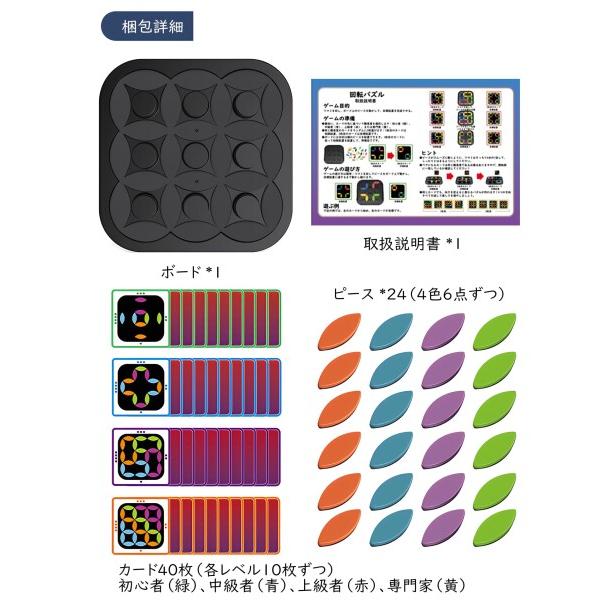 akinashi おもちゃ 知育玩具 脳トレ 4段階180問 ピースを移動し