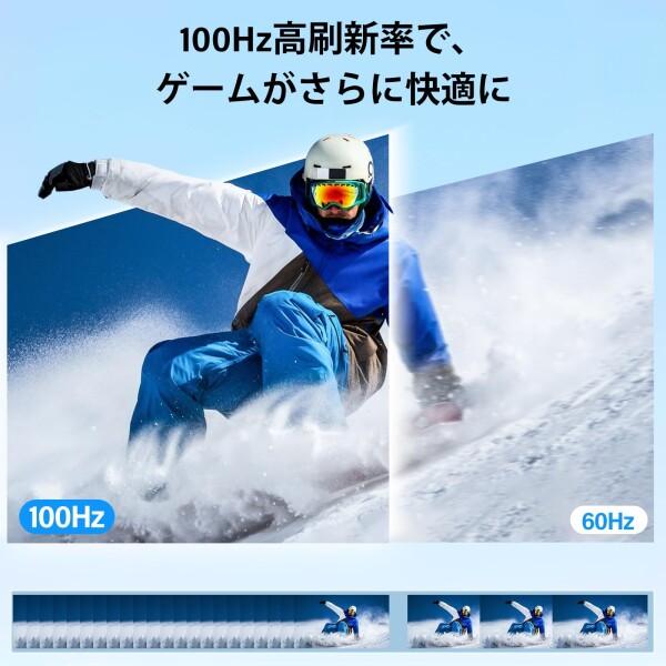 InnoView モバイルモニター 23.8インチ 2K モバイルディスプレイ QHD（2560x1440） 100%sRGB 100Hz ポータブ_3