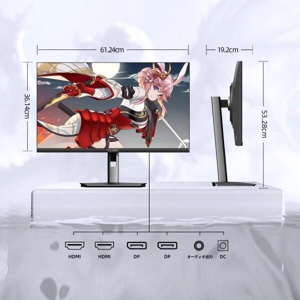 ゲーミングモニター　27型　4K(ほぼ新品) Amazon.co.jp: Z Z-Edge(ゼロエッジ) 4Kモニター 27型