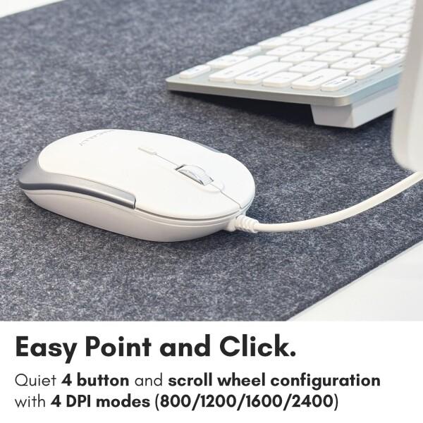 MACALLY mac キーボード USB A 有線 コンパクト サイズ US配列 Windows