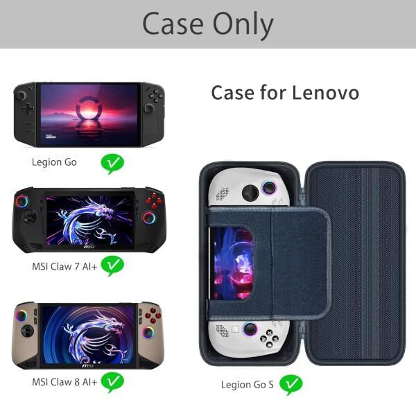 For MSIポータブルゲーミングPC Claw8AI+ / Lenovo Legion Go Sケース