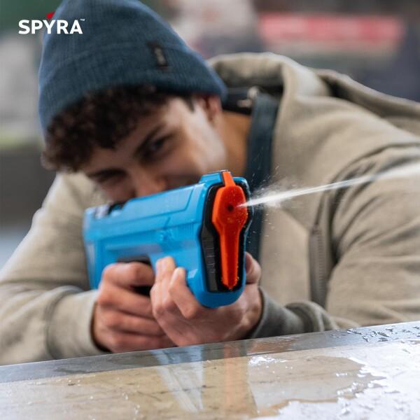 スパイラ(Spyra) ハイテク電動ウォーターガン 水鉄砲 SpyraGO (CLEAR）新時代 超強力飛距離 8M 水遊び_5