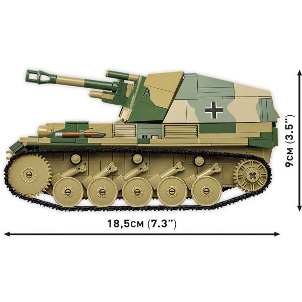 COBI ヒストリカルコレクション 第二次世界大戦 Sd.Kfz.124 Wespe Tank_2