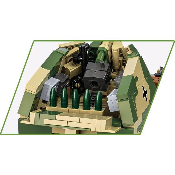 COBI ヒストリカルコレクション 第二次世界大戦 Sd.Kfz.124 Wespe Tank_5