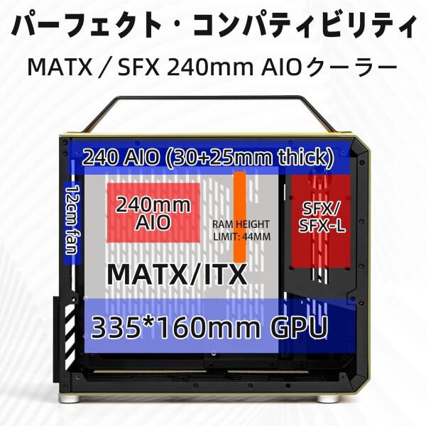 Mechanic Master（メカニックマスター） C28 ケース｜17.9L超コンパクト 携帯ハンドル付 MATX対応 240水_4