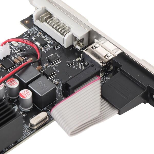 コンピュータービデオカード、GT730 2GB DDR3 64ビットゲームグラフィックスカードダブル冷却ファの画像