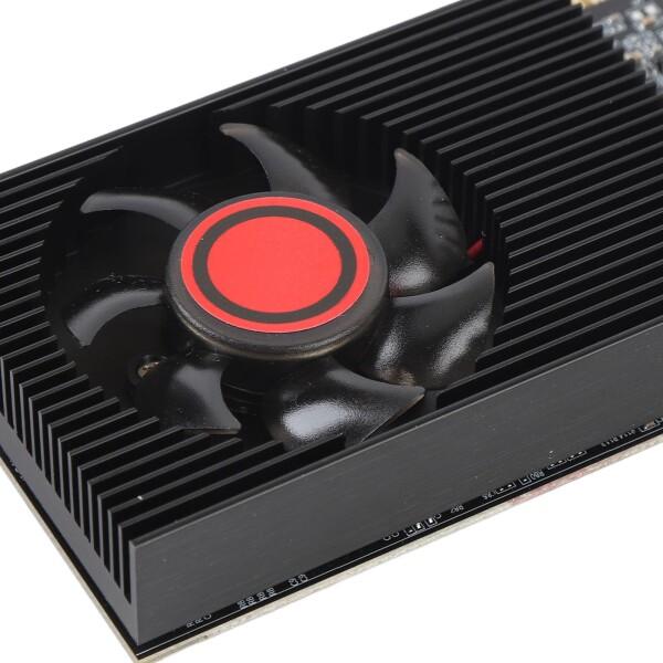 コンピュータービデオカード、GT730 2GB DDR3 64ビットゲームグラフィックスカードダブル冷却ファの画像