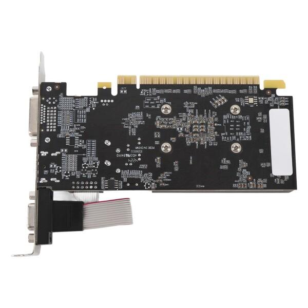 コンピュータービデオカード、GT730 2GB DDR3 64ビットゲームグラフィックスカードダブル冷却ファの画像