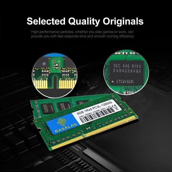 16GBノートPC用 メモリPC3L-12800S 8GB×2 枚 1Rx8 DDR3L 1600MHz