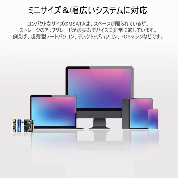 Dogfish mSATA SSD 2TB 内蔵 SSD SATA III 6Gb/s 3D NAND ノート PC/デスクトップ対応_5
