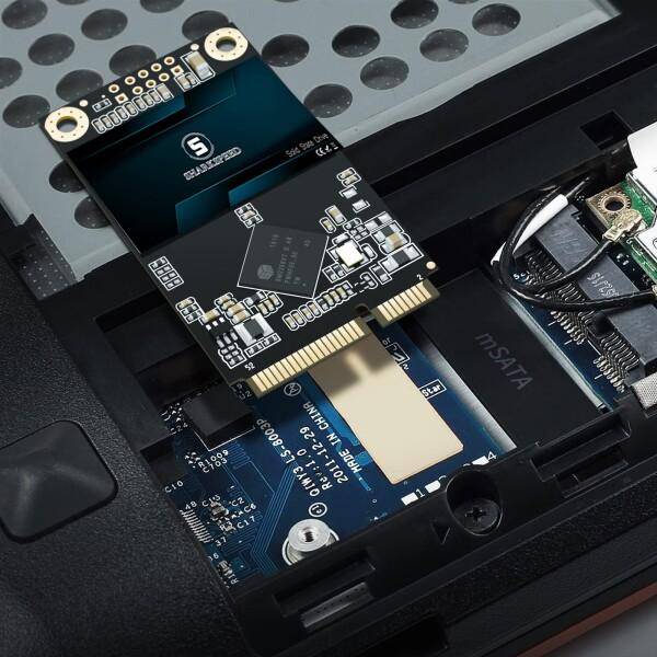S SHARKSPEED mSATA SSD 2TB SATA 3 6Gb/s 3D NAND ミニ内蔵ソリッドステートドライブ ノートパソコン P