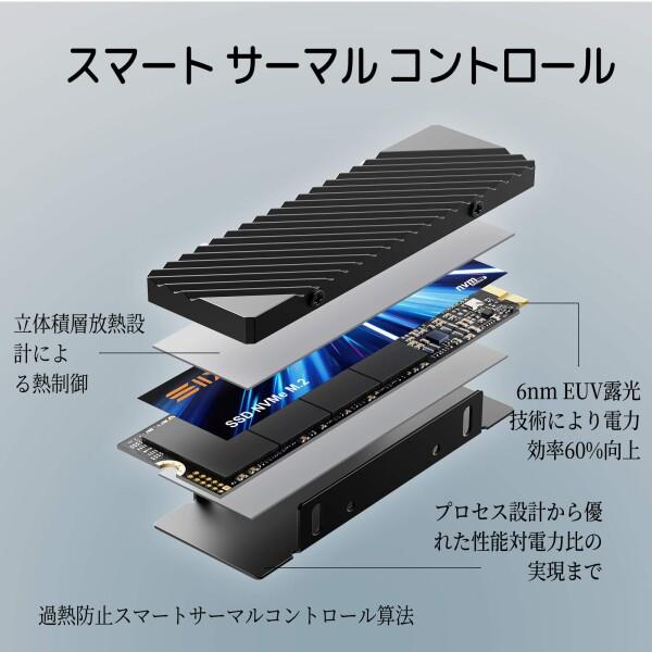 SIX STAR（シックススター） SIX NVMe M.2 SSD 1TB - PCIe Gen5.0x4