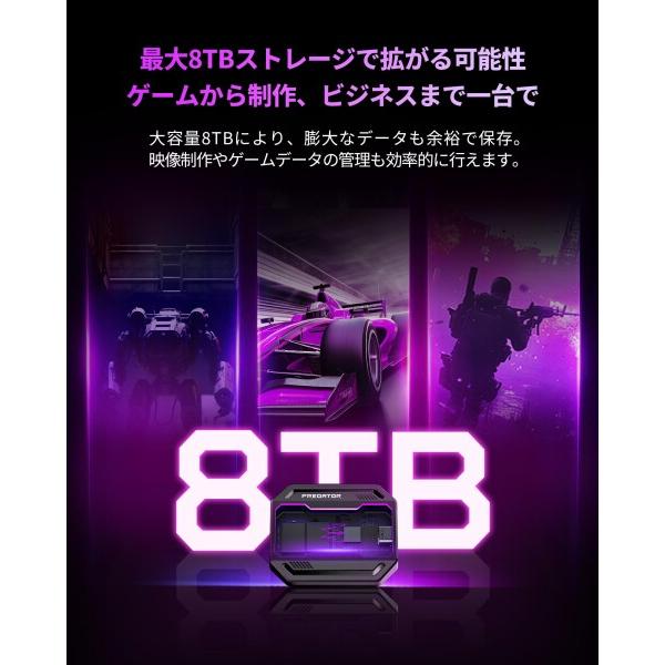Acer Predator 外付けSSD 1TB GP30 USB3.2 Gen2x2 最大読出2000MB/s