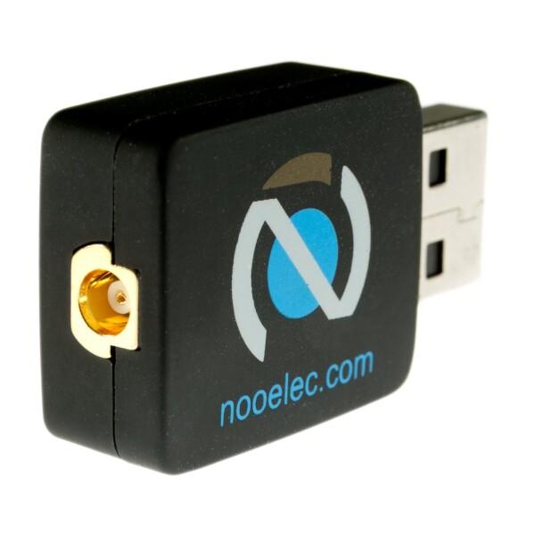 NESDR Nano 2+極小ブラックRTL-SDR USBセット（RTL2832U + R820T2）、超低位相ノイズ0.5PPM TCXO＆MCXアンテナ付_1
