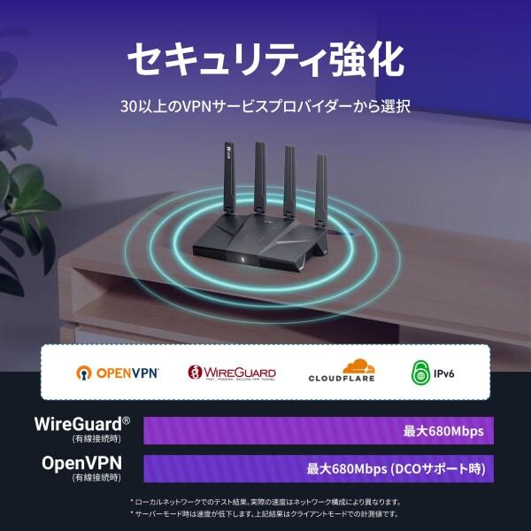 GL.iNet GL-BE9300(Flint 3) トライバンド Wi-Fi 7 ルーター