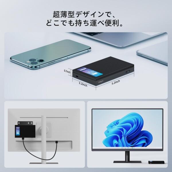 HiMeLE ミニPC Mini Quieter 4C 第12世代N100（最大3.4GHz）ファンレス
