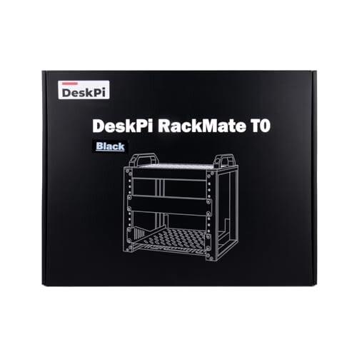 GeeekPi DeskPi RackMate T0 ブラックバージョン ラックマウント 10インチ 4U サーバーキャビネット ネッ_9