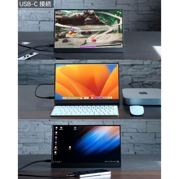 Intehill モバイルモニター 有機el 13.3インチ 1920x1080 Intehill モバイルモニター 有機el モニター 13.3インチ OLEDパネル自
