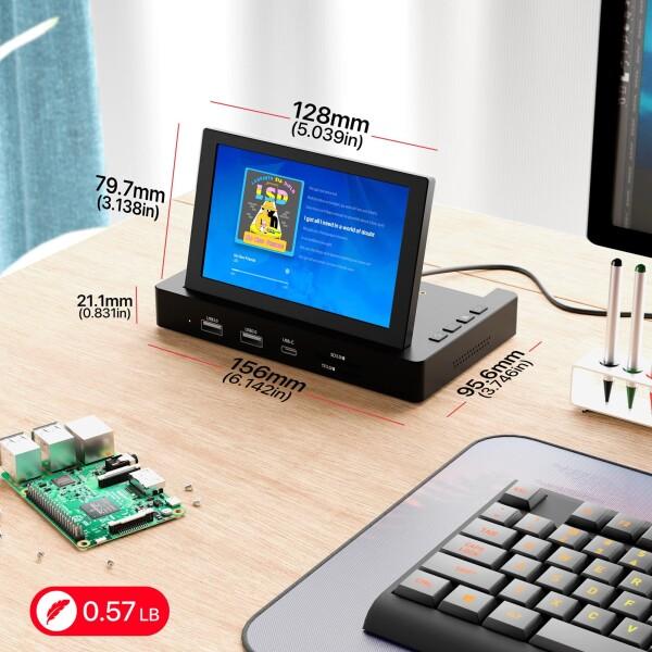 ROADOM V90A モニター　未使用品 楽天市場】【送料無料】ROADOM 10.1インチ Raspberry Pi用モニター