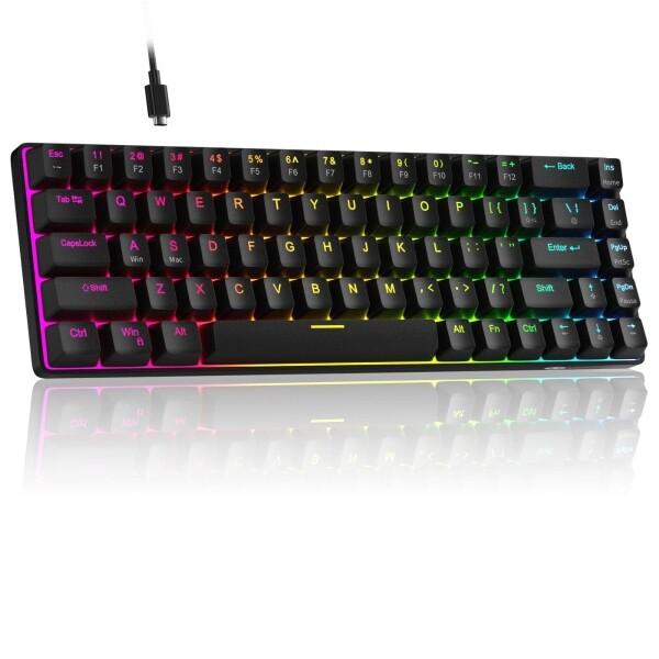 MageGee ラピッドトリガー キーボード | 68キー 英語配列 有線 RGB 60
