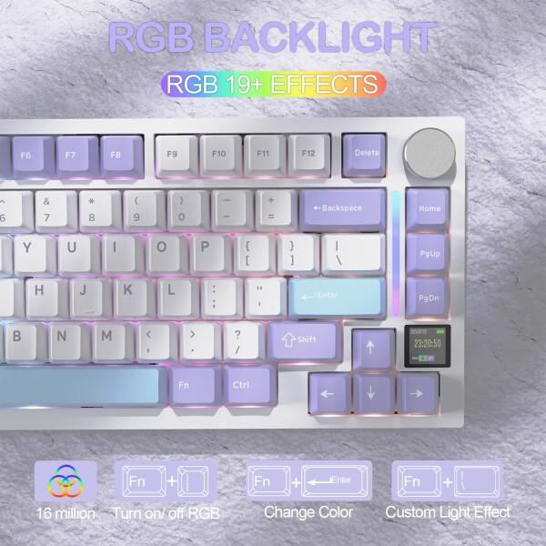 ATTACK SHAKR X820 Ultra ゲーミングキーボード 無線 メカニカキーボード ワイヤレス bluetoothキーボード_4