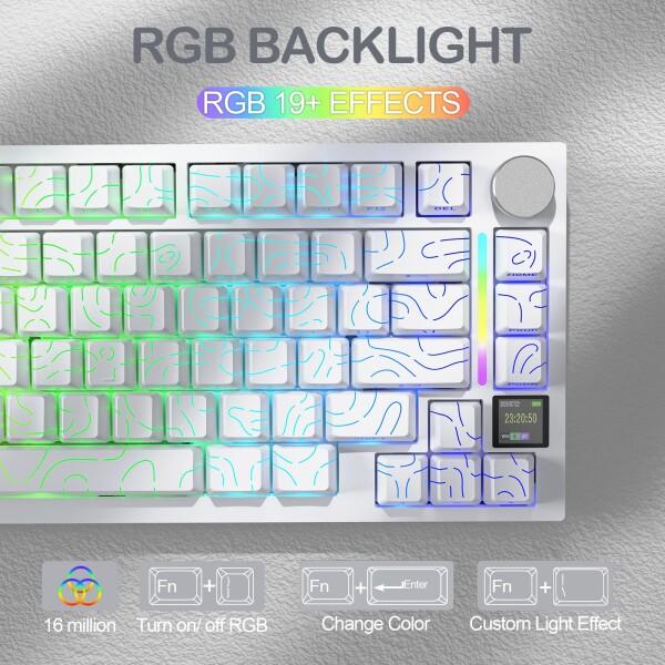 ATTACK SHAKR X820ULTRA ゲーミングキーボード 無線 メカニカキーボード ワイヤレス bluetoothキーボード_4