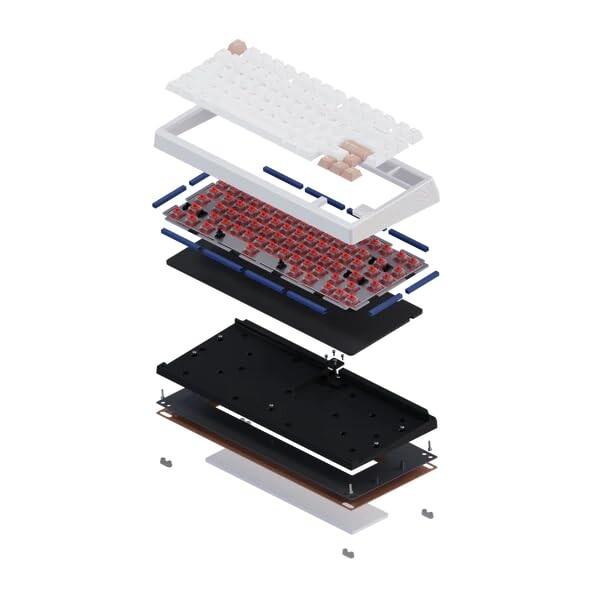 Meletrix BOOG75 HE Keyboard ゲーミングキーボード 磁気スイッチ ラピッドトリガー対応 アクチュエーシ
