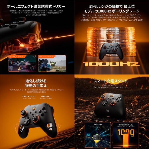 ゲームハンドル、BIGBIG WON Gale Hall PCコントローラー、モーションコントロール、ホールジョイス_4