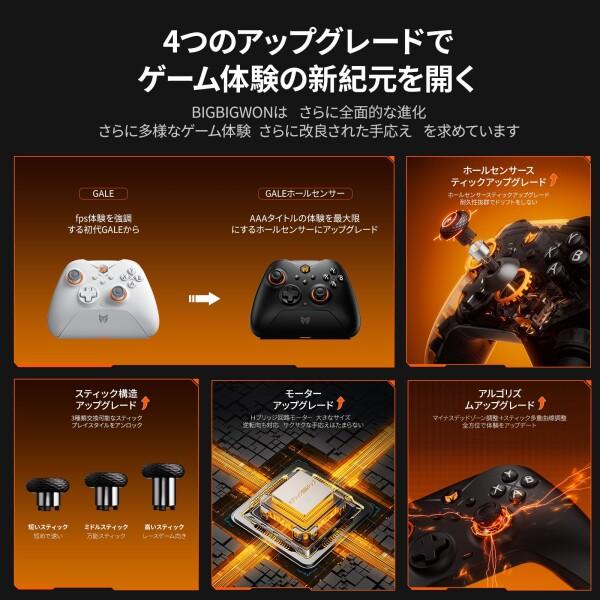 ゲームハンドル、BIGBIG WON Gale Hall PCコントローラー、モーションコントロール、ホールジョイス_7