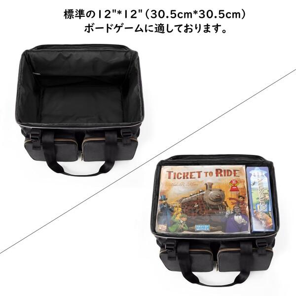 (Trunab) ボードゲーム収納バッグ ボードゲームケース 持ち運びの画像