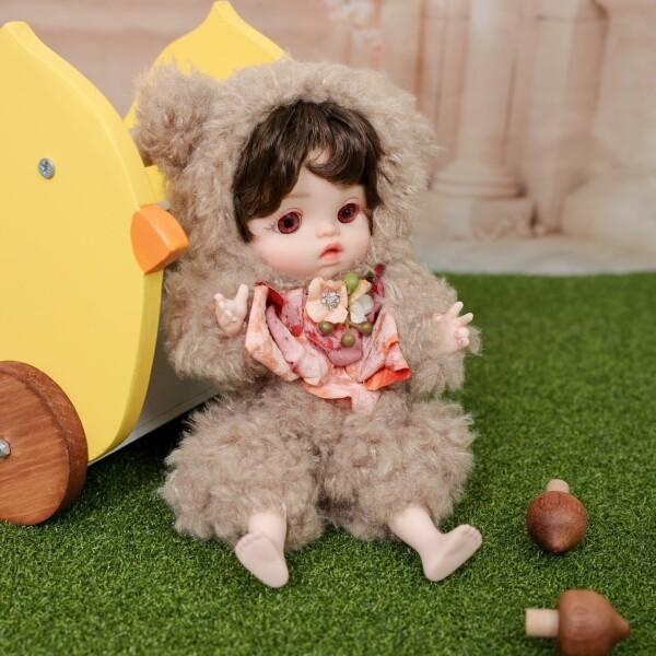 Cloveray 10インチかわいいリアルリボーンドール 着替えができる服