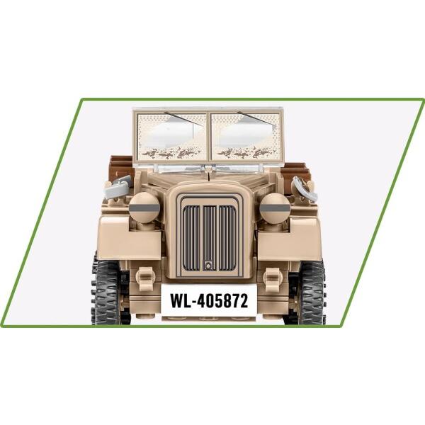 COBI ブロック ドイツ軍 戦車 Sd.Kfz.10 デマーグ D7 1/35 283ピース レゴに互換2273_5